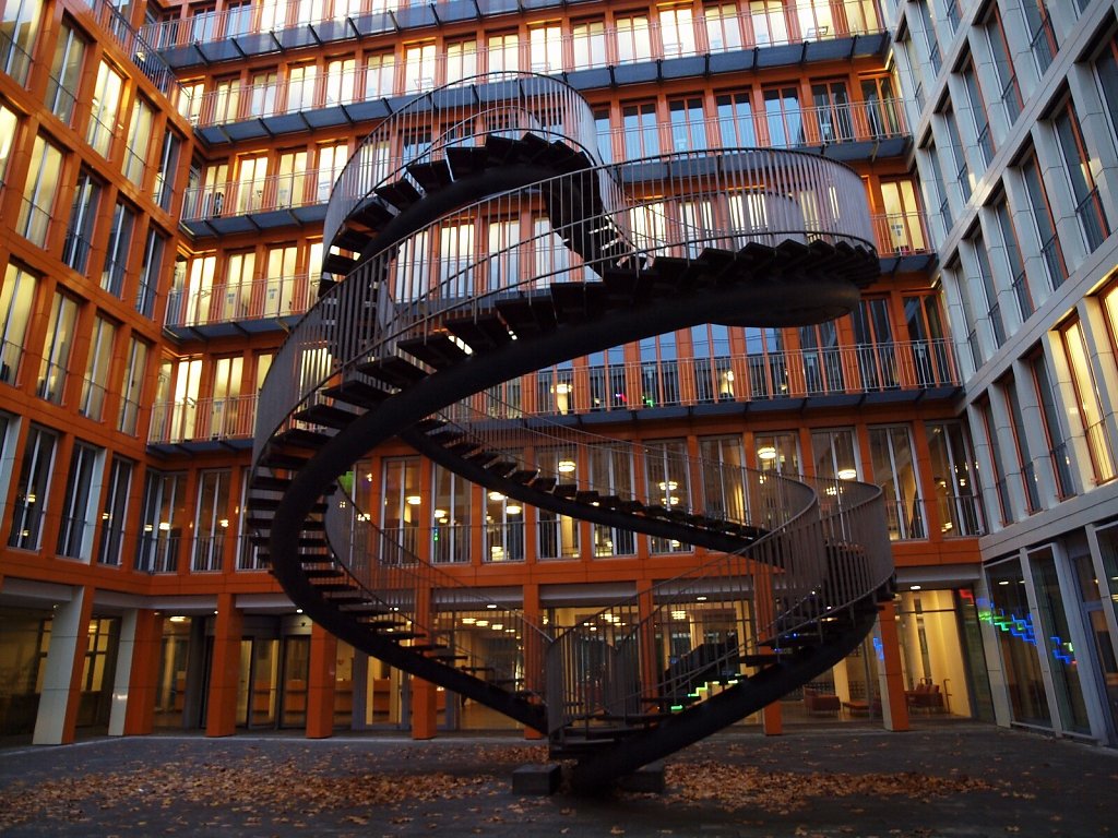 "Umschreibung", endless stairway, by Olafur Eliasson